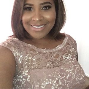 Rose Gold bridesmaid dress